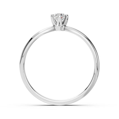 Solitär-Ring (Rund), 0.2 ct — 101-10040(3.7)