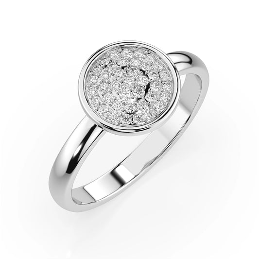 Illusion-Ring (Rund), 0.23 ct — 101-10068