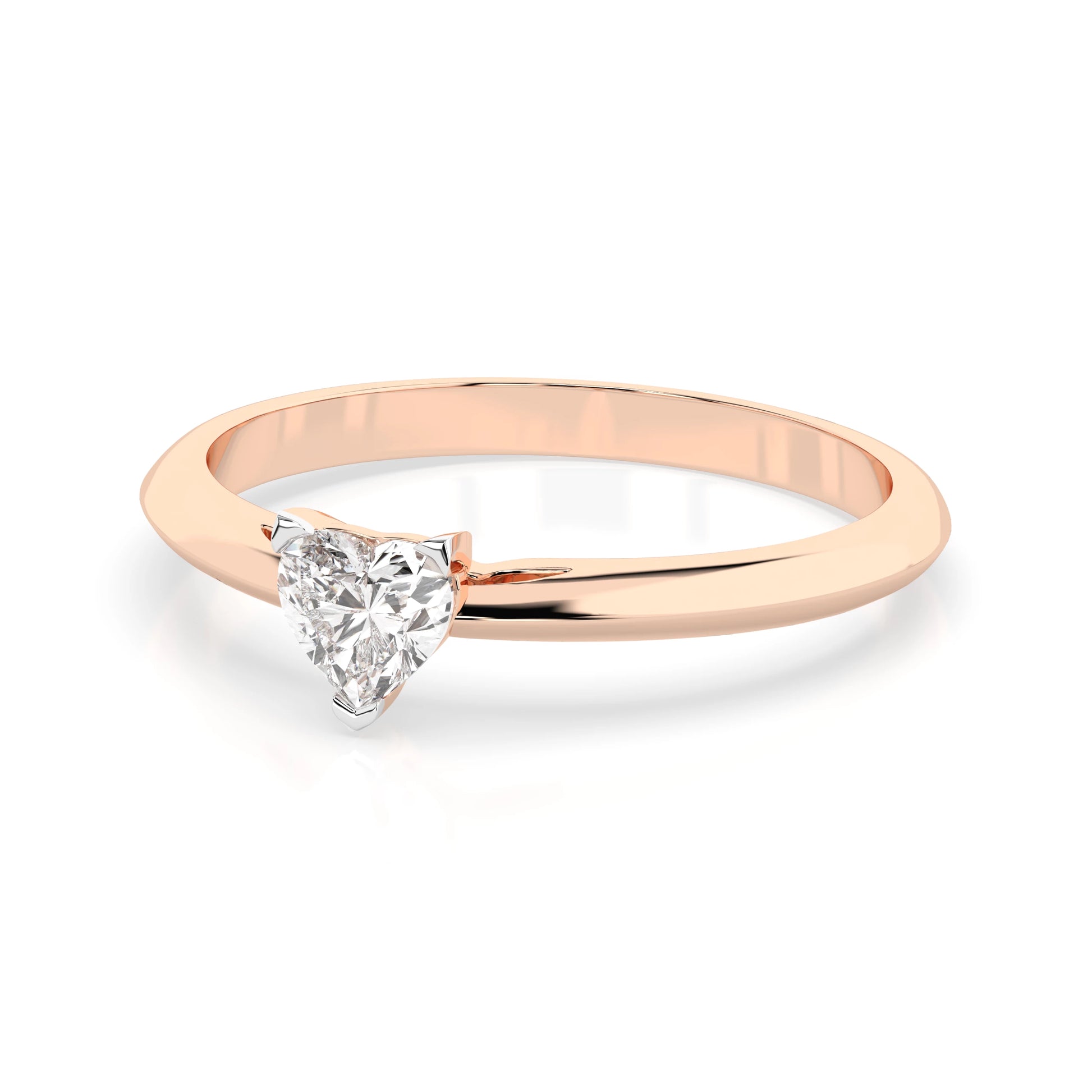 Solitär-Ring (Herz), 0.3 ct — 101-10190(0.30)HRT