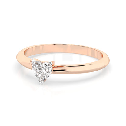 Solitär-Ring (Herz), 0.3 ct — 101-10190(0.30)HRT