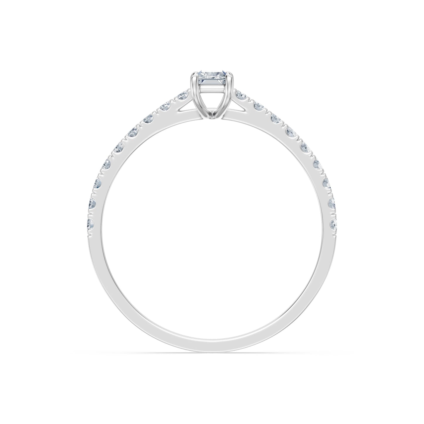 Solitär-Eternity-Ring, 0.3 ct — 101-10191(0.30)BAQ