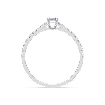 Solitär-Eternity-Ring, 0.3 ct — 101-10191(0.30)BAQ