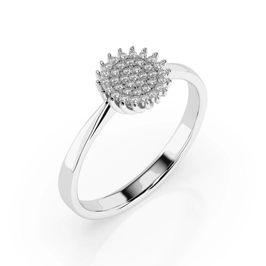 Illusion-Ring (Rund), 0.15 ct — 101-10171
