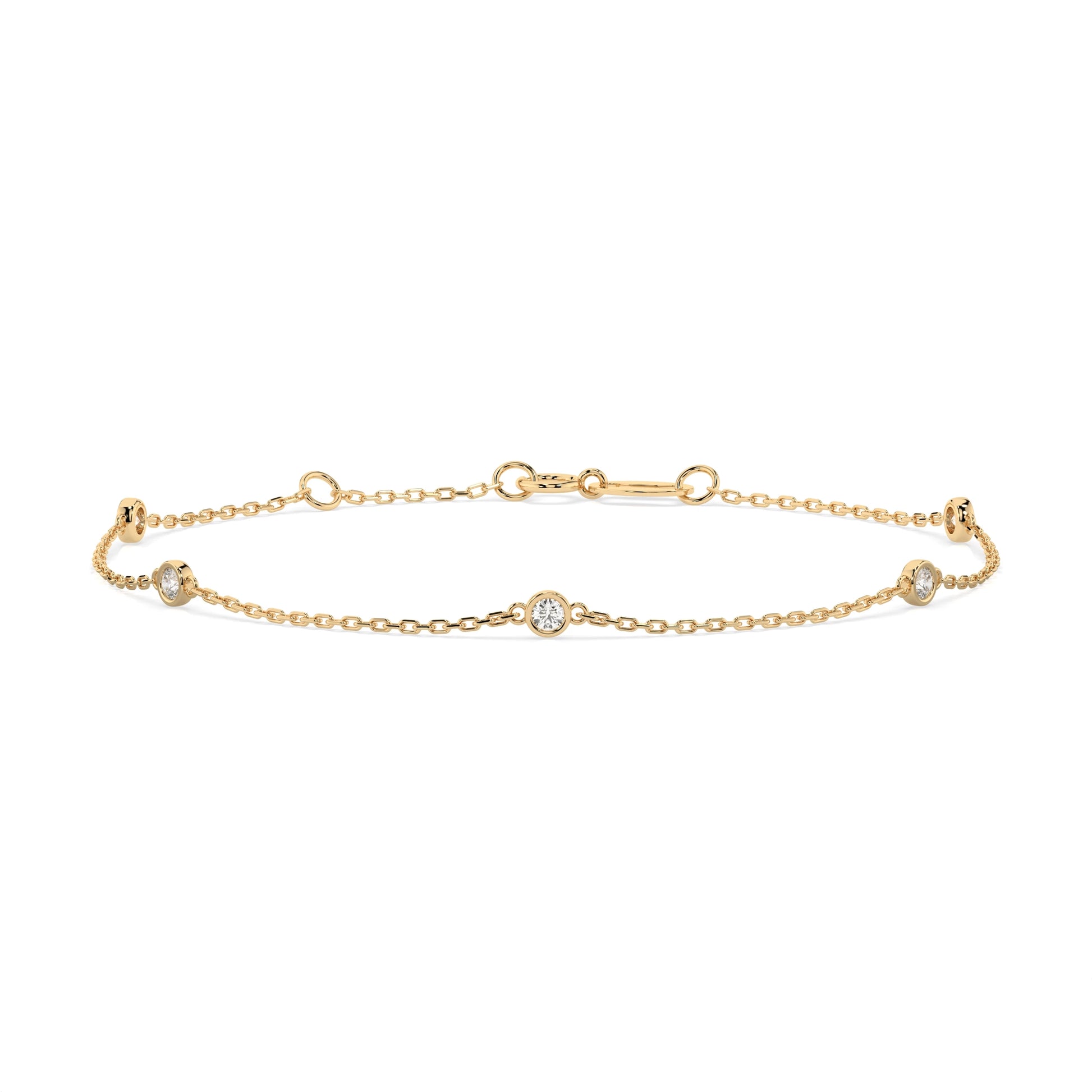Minimalismus-Armband (Rund), 0.14 ct — 105-10008/5(1.9)