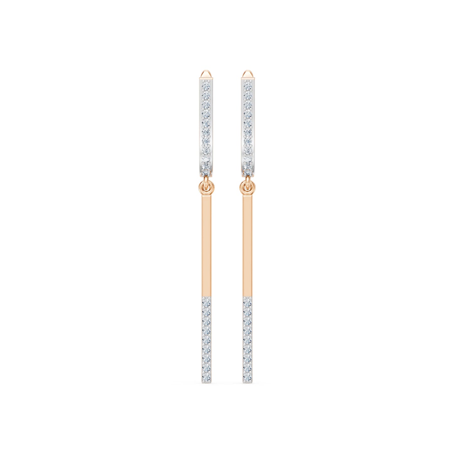 Minimalismus-Ohrringe, 0.24 ct — 102-10129/5