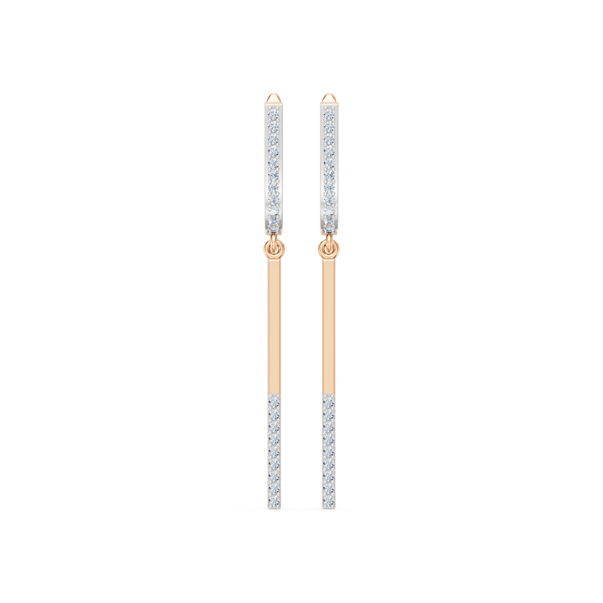 Minimalismus-Ohrringe, 0.24 ct — 102-10129/5