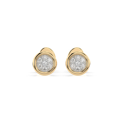 Illusion-Ohrringe (Rund), 0.08 ct — 102-10068