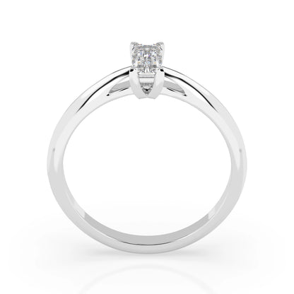 Solitär-Ring (Baguette), 0.3 ct — 101-10190(0.30)BAQ