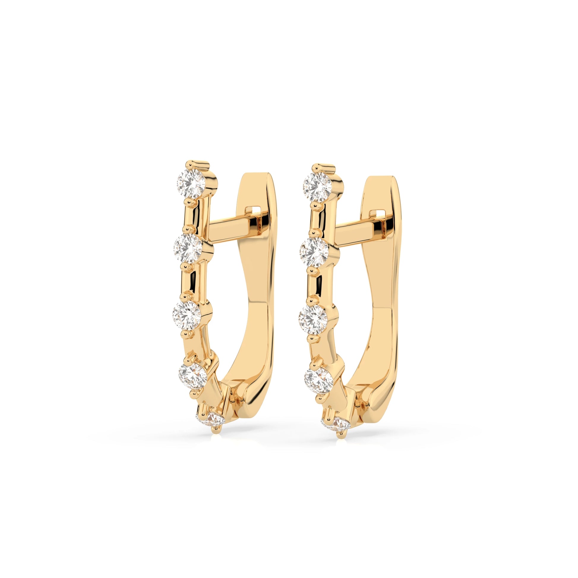 Eternity-Ohrringe (Rund), 0.2 ct — 102-10145