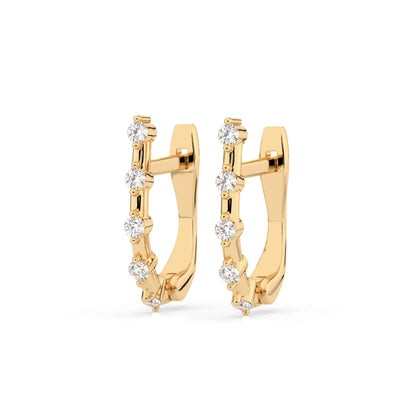 Eternity-Ohrringe (Rund), 0.2 ct — 102-10145