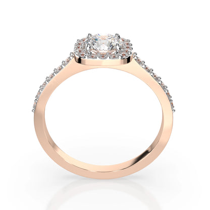 Solitär-Eternity-Ring (Rund), 0.4 ct — 101-10152(4.7)