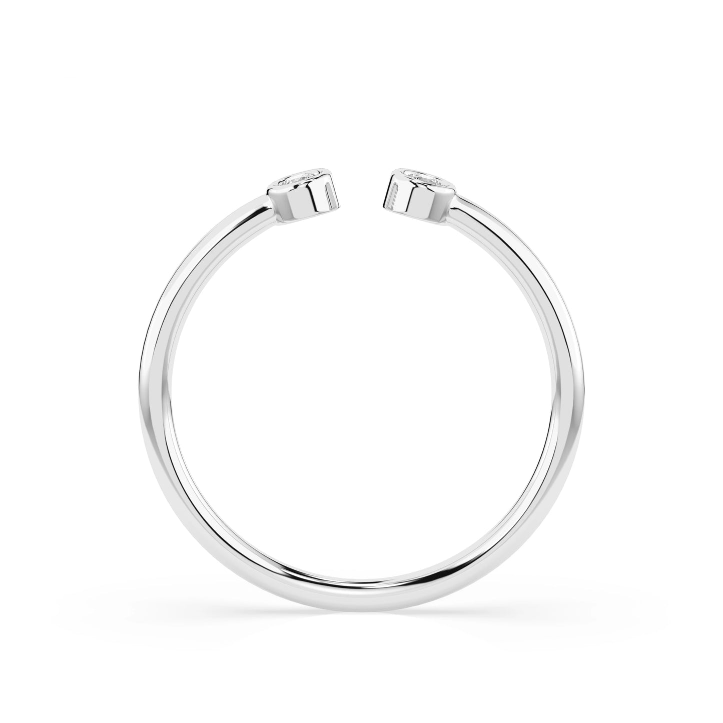 Minimalismus-Ring (Rund), 0.04 ct — 101-10088
