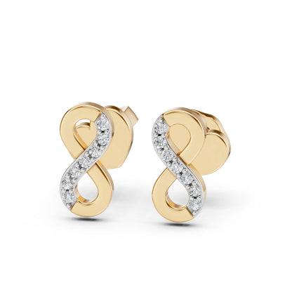 Minimalismus-Ohrringe (Rund), 0.09 ct — 102-10092