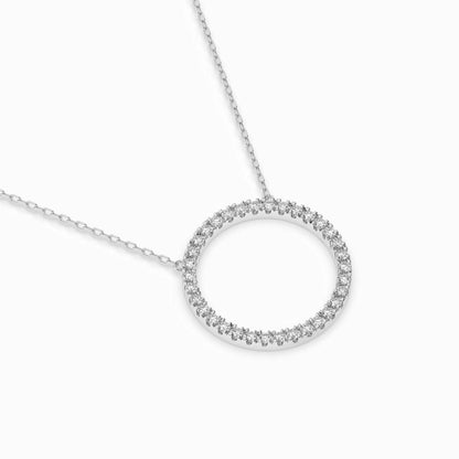 Minimalismus-Halskette (Rund), 0.2 ct — 104-10023