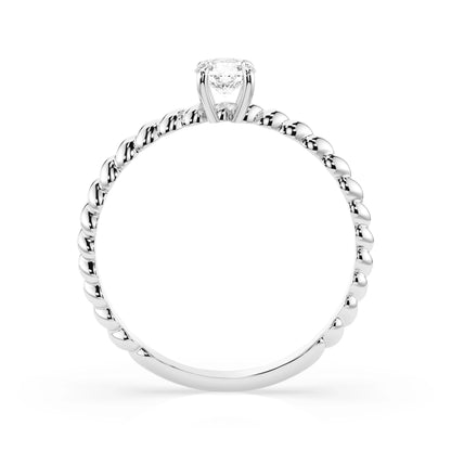 Solitär-Ring (Rund), 0.3 ct — 101-10038(4.2)