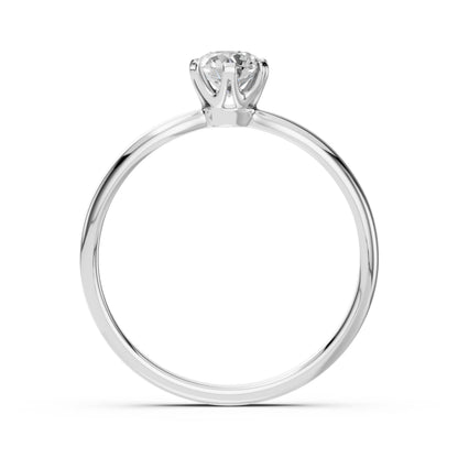 Solitär-Ring (Rund), 0.4 ct — 101-10040(4.7)