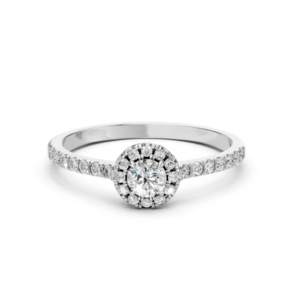Solitär-Eternity-Ring (Rund), 0.25 ct — 101-10095(4.0)
