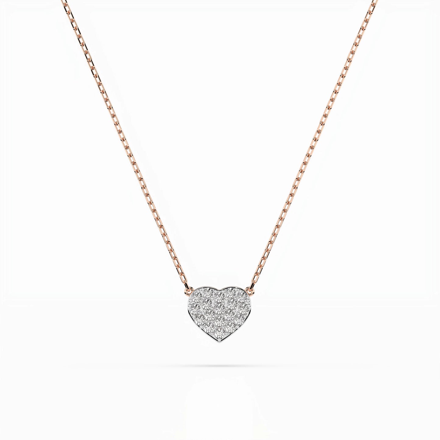 Illusion-Halskette (Rund), 0.09 ct — 104-10059
