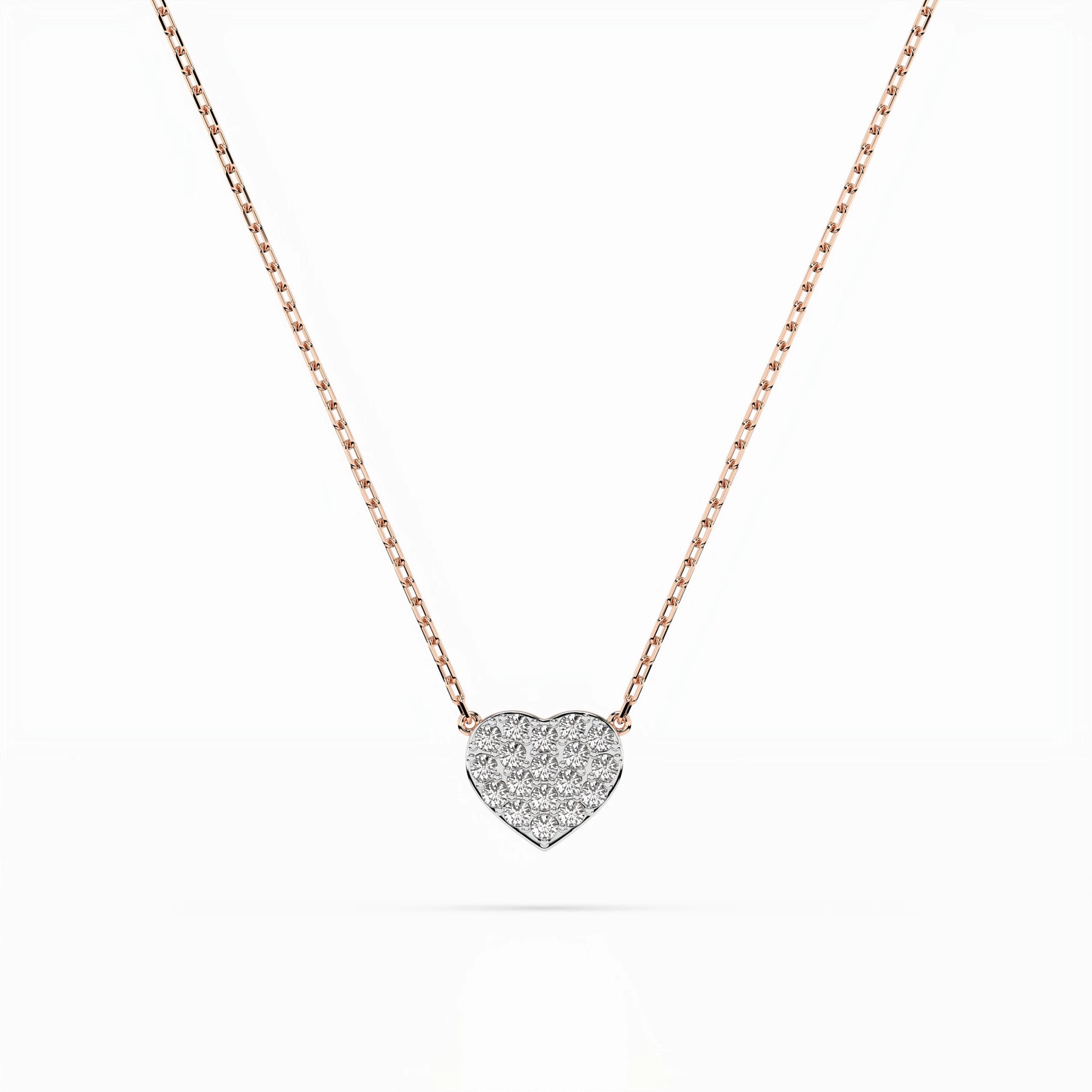 Illusion-Halskette (Rund), 0.09 ct — 104-10059