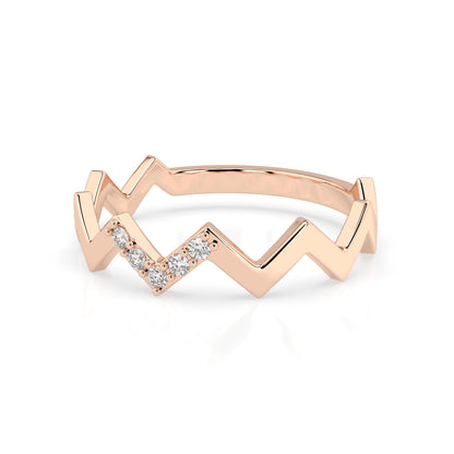 Minimalismus-Ring (Rund), 0.05 ct — 101-10162/1