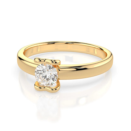 Solitär-Ring (Rund), 0.3 ct — 101-10013(4.2)