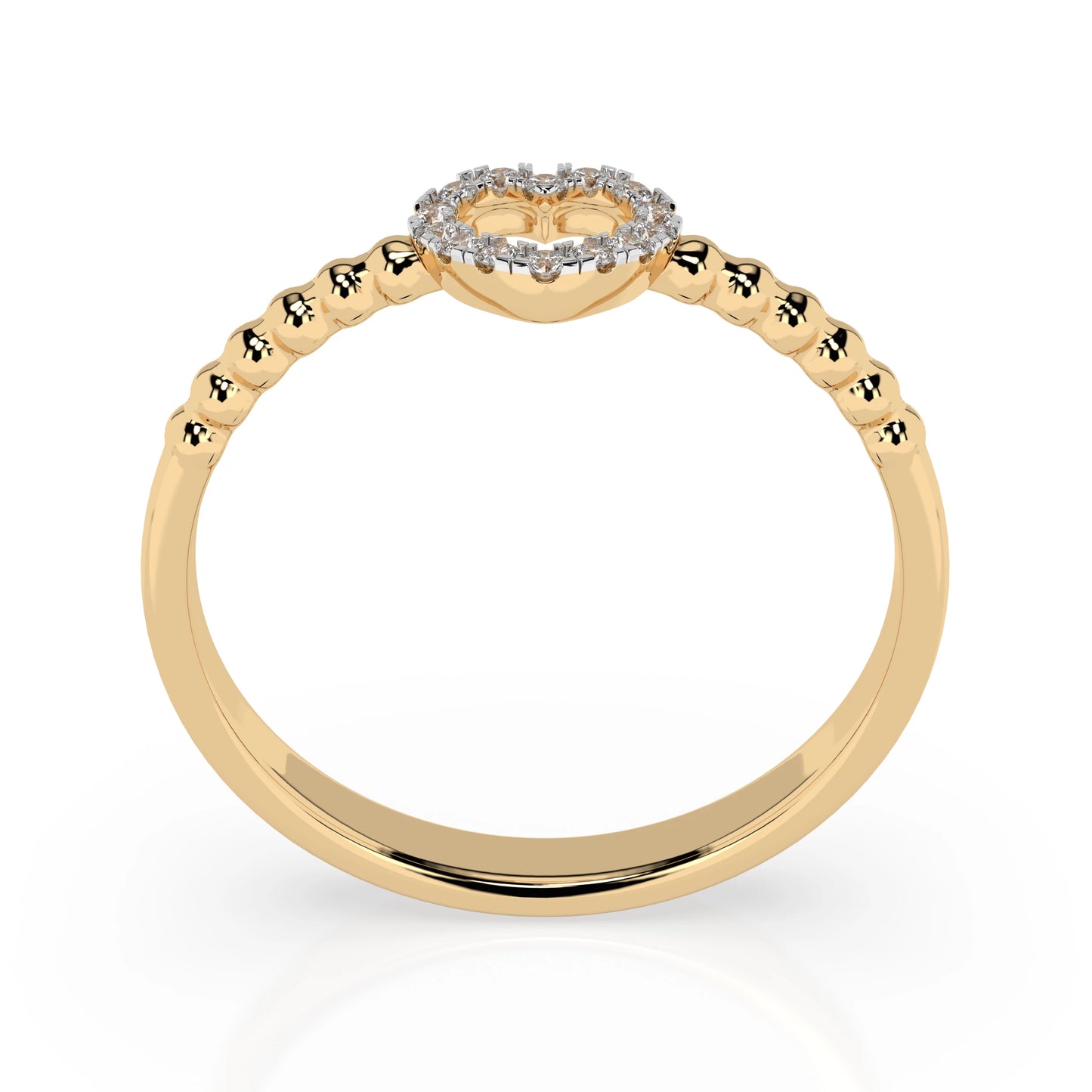 Minimalismus-Ring (Rund), 0.07 ct — 101-10028