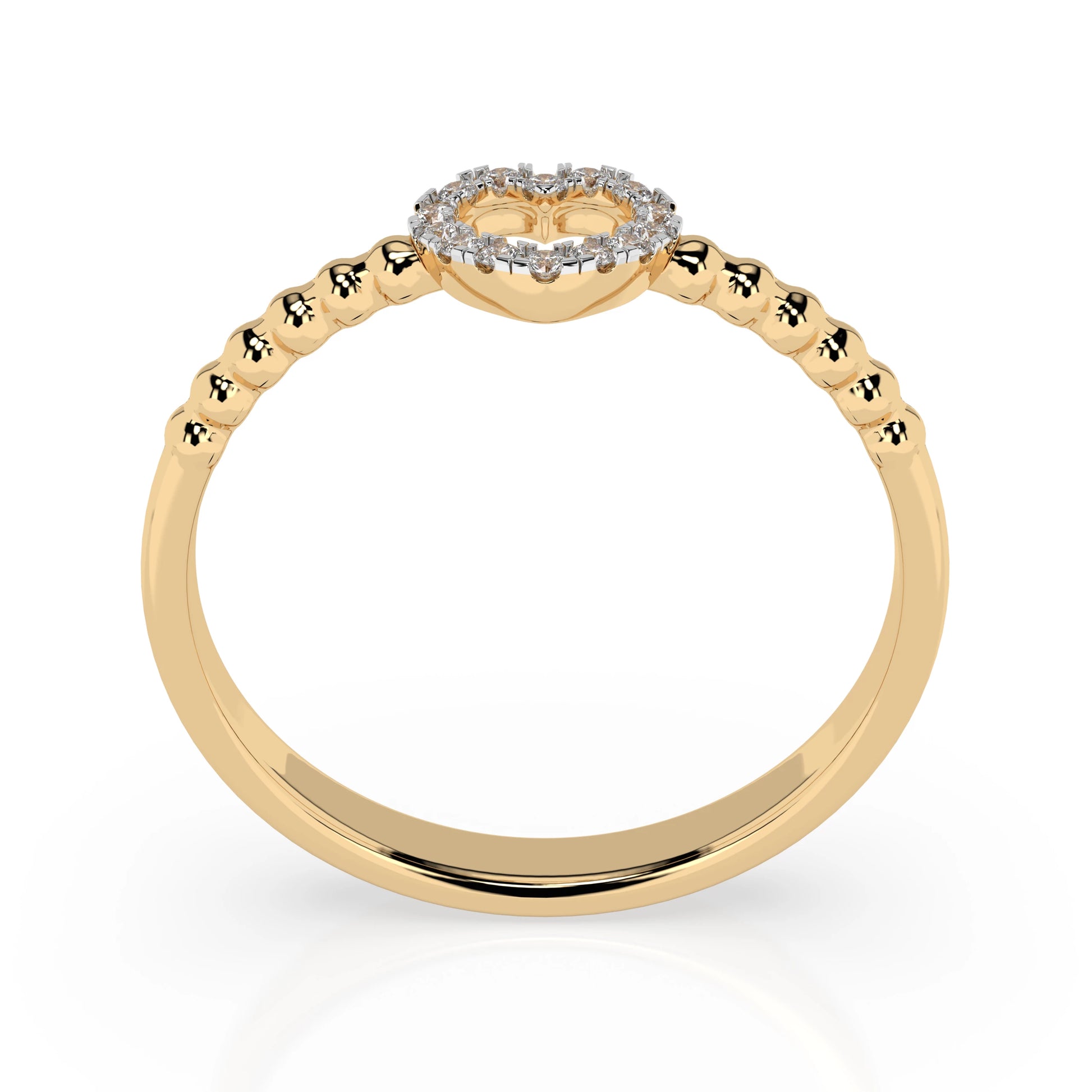 Minimalismus-Ring (Rund), 0.07 ct — 101-10028
