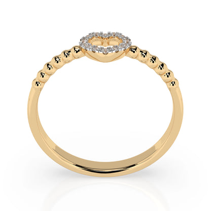 Minimalismus-Ring (Rund), 0.07 ct — 101-10028
