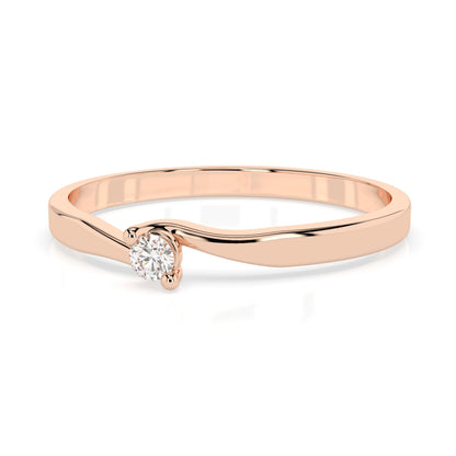 Solitär-Ring (Rund), 0.04 ct — 101-10032(2.2)