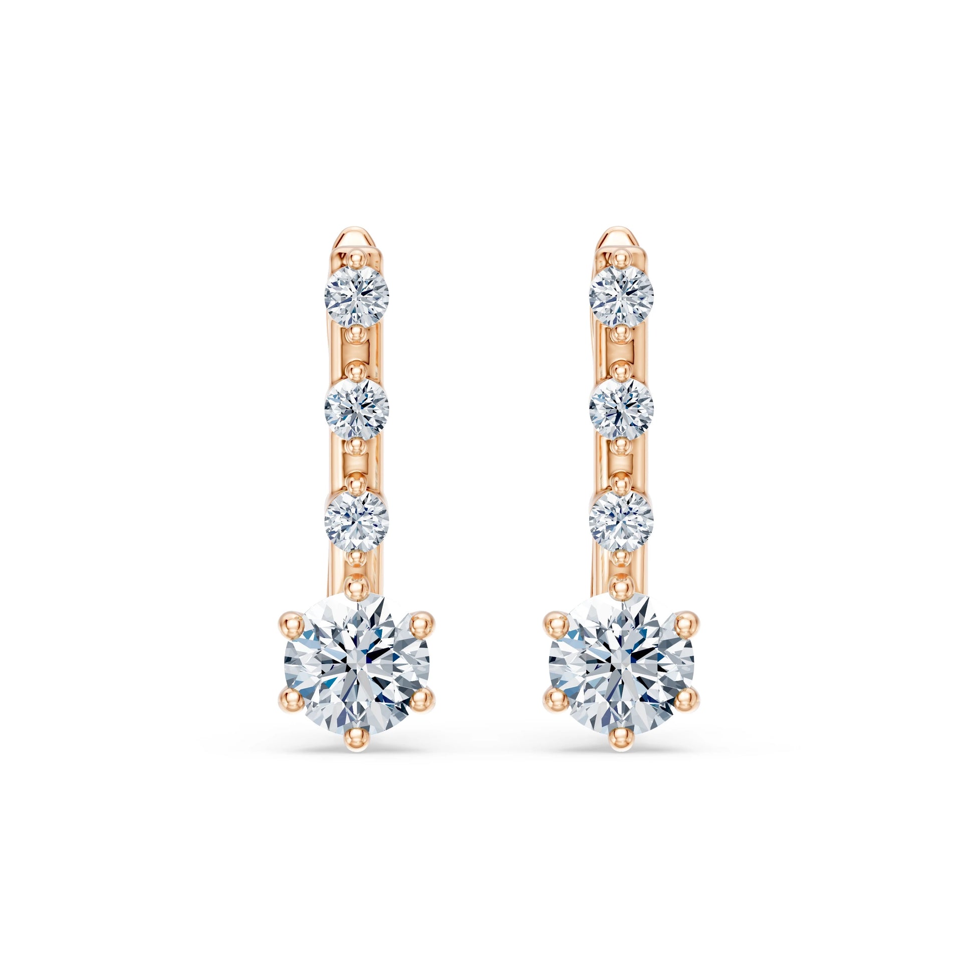 Solitär-Eternity-Ohrringe, 0.6 ct — 102-10144(4.2)
