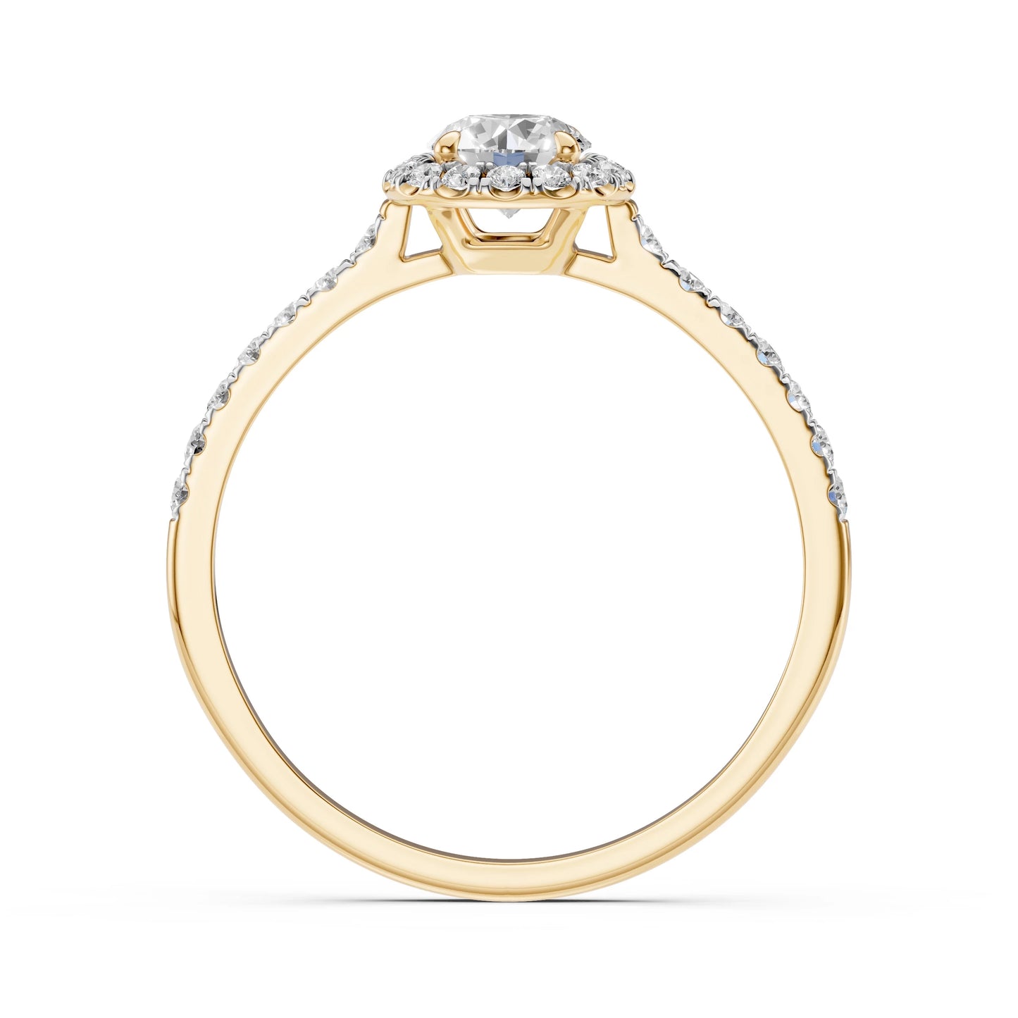 Solitär-Eternity-Ring (Rund), 0.5 ct — 101-10095(5.1)