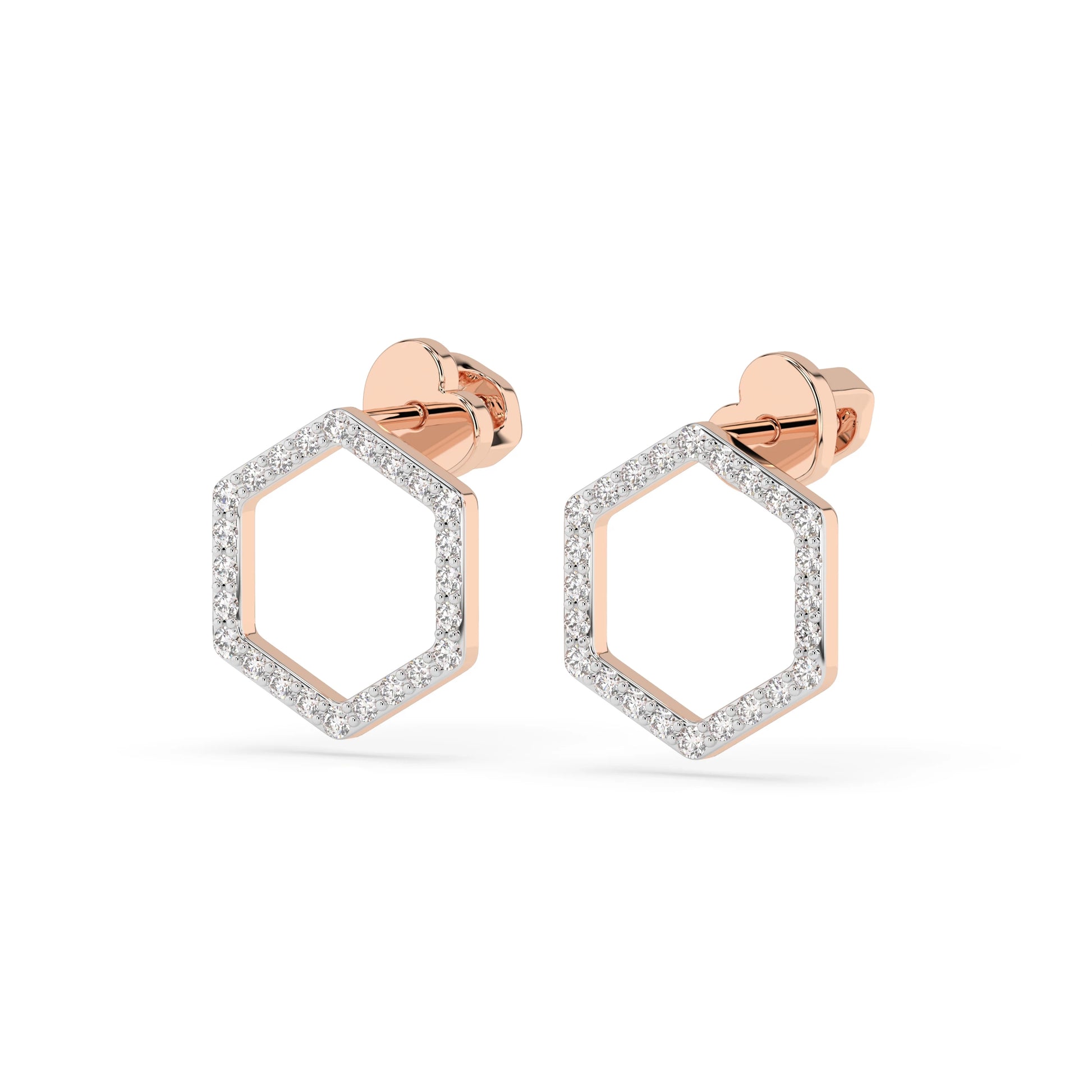Minimalismus-Ohrringe (Rund), 0.29 ct — 102-10167