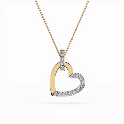 Minimalismus-Halskette (Rund), 0.18 ct — 104-10058