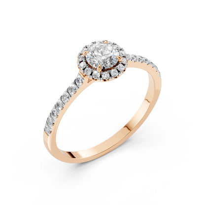 Solitär-Eternity-Ring (Rund), 0.5 ct — 101-10095(5.1)