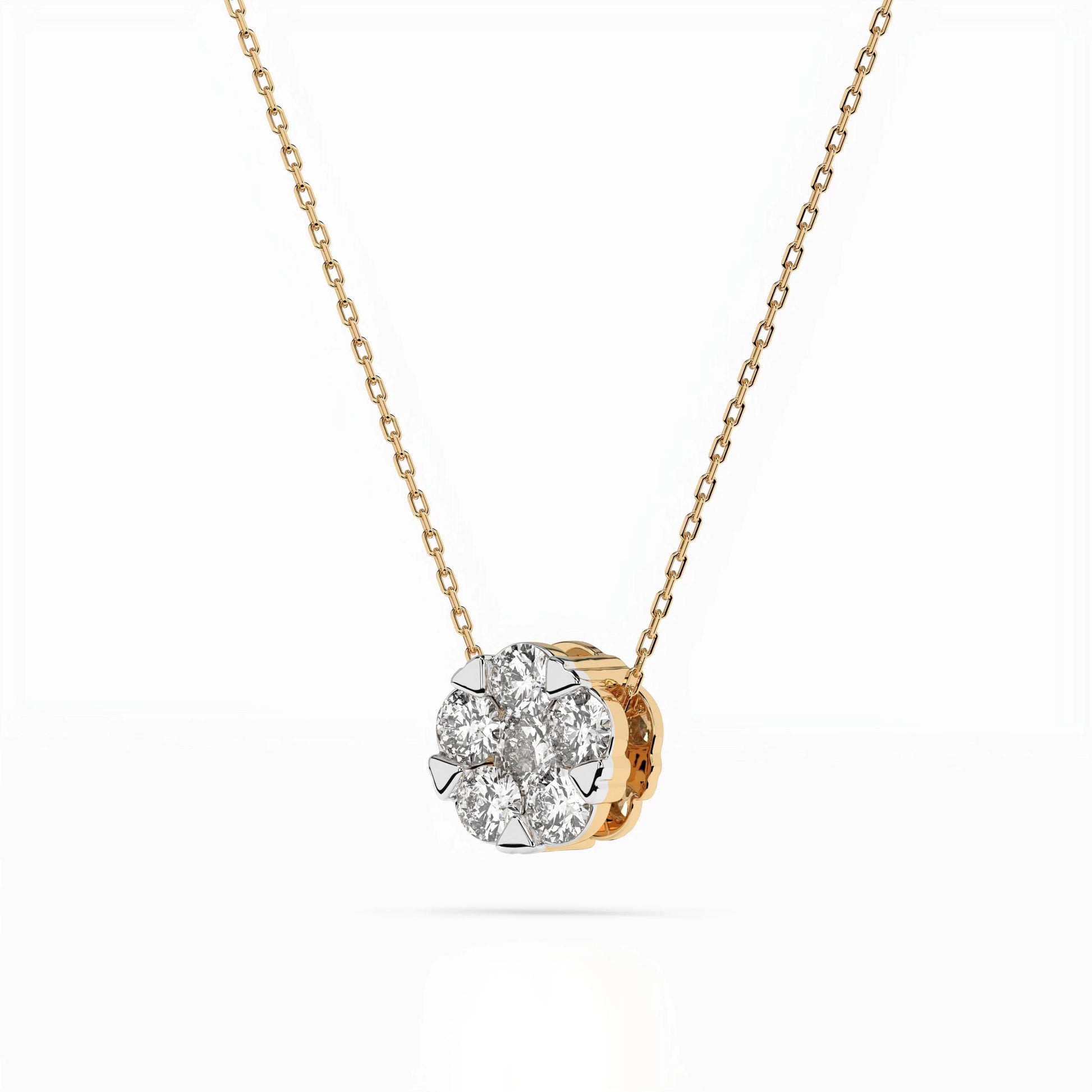 Illusion-Halskette (Rund), 0.15 ct — 104-10033(3.4)