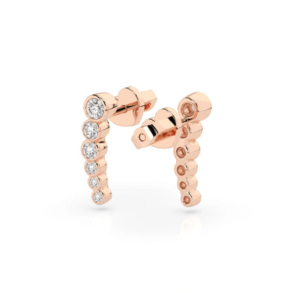 Eternity-Ohrringe (Rund), 0.03 ct — 102-10031