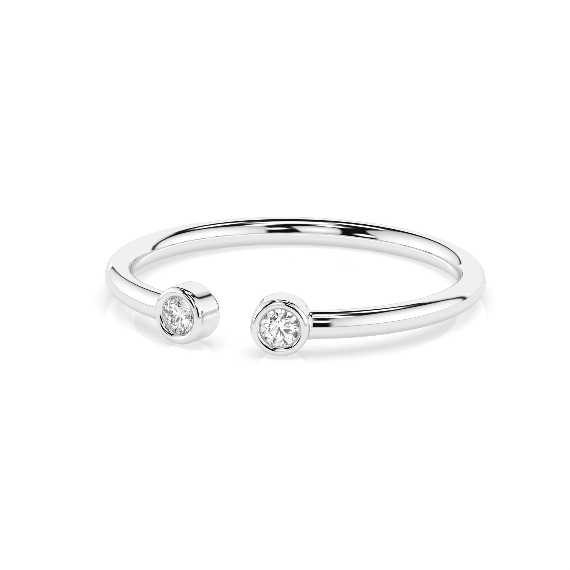 Minimalismus-Ring (Rund), 0.04 ct — 101-10088