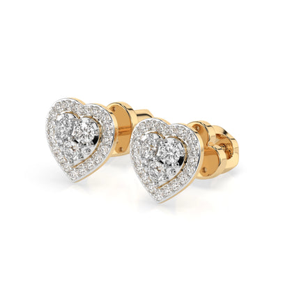 Illusion-Ohrringe (Rund), 0.17 ct — 102-10096