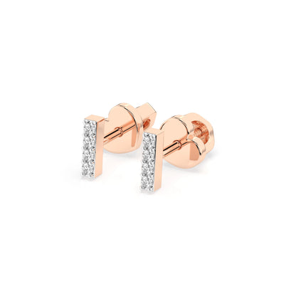 Minimalismus-Ohrringe (Rund), 0.08 ct — 102-10069