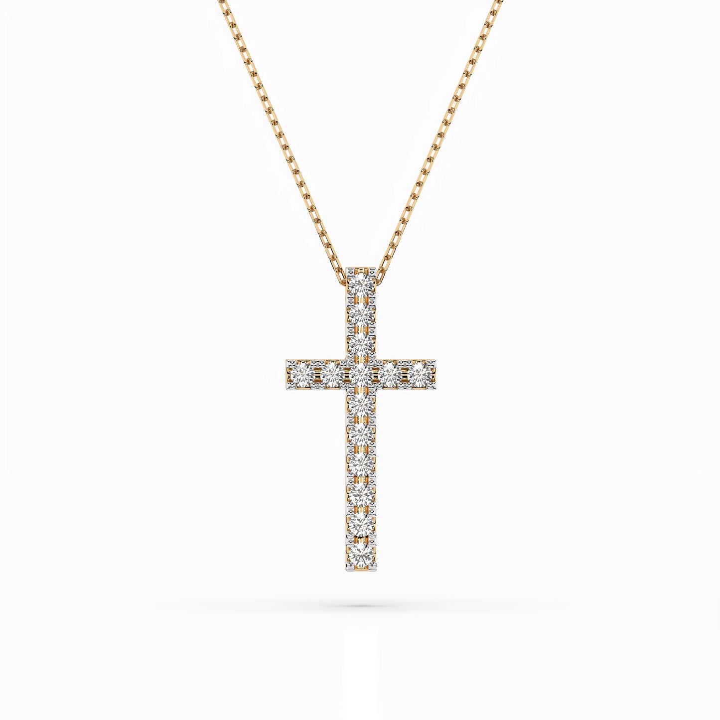 Minimalismus-Halskette (Rund), 0.2 ct — 104-10025