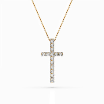 Minimalismus-Halskette (Rund), 0.2 ct — 104-10025