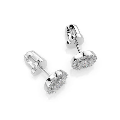 Illusion-Ohrringe (Rund), 0.12 ct — 102-10018(2.5)
