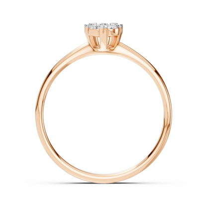 Illusion-Ring (Rund), 0.06 ct — 101-10015/1(2.5)