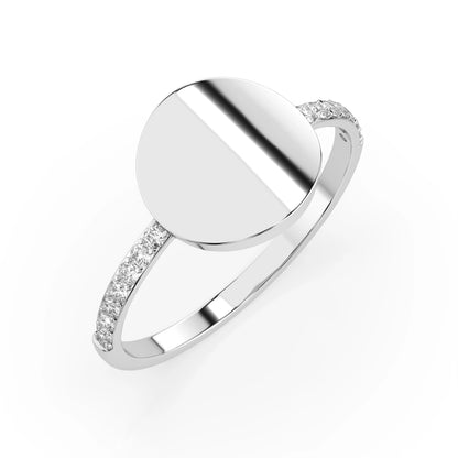 Minimalismus-Ring (Rund), 0.14 ct — 101-10067