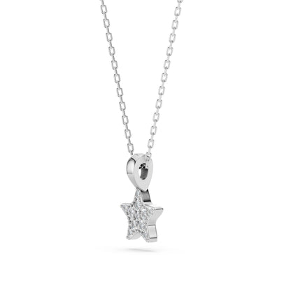 Minimalismus-Halskette (Rund), 0.03 ct — 104-10077