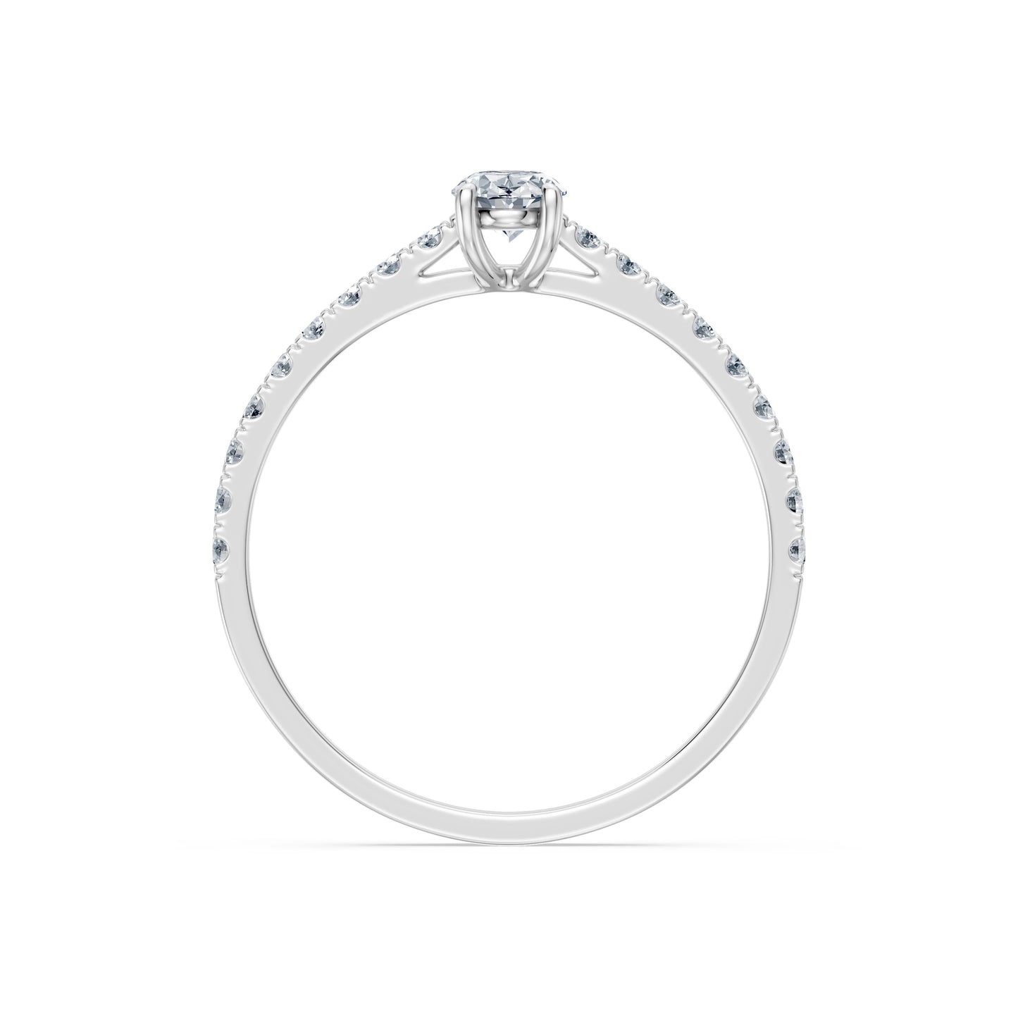 Solitär-Eternity-Ring, 0.3 ct — 101-10191(0.30)OV