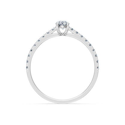 Solitär-Eternity-Ring, 0.3 ct — 101-10191(0.30)OV