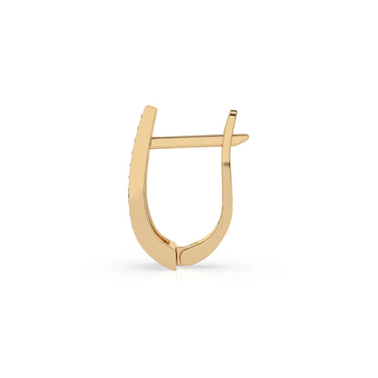 Eternity-Ohrringe (Rund), 0.42 ct — 102-10045/2