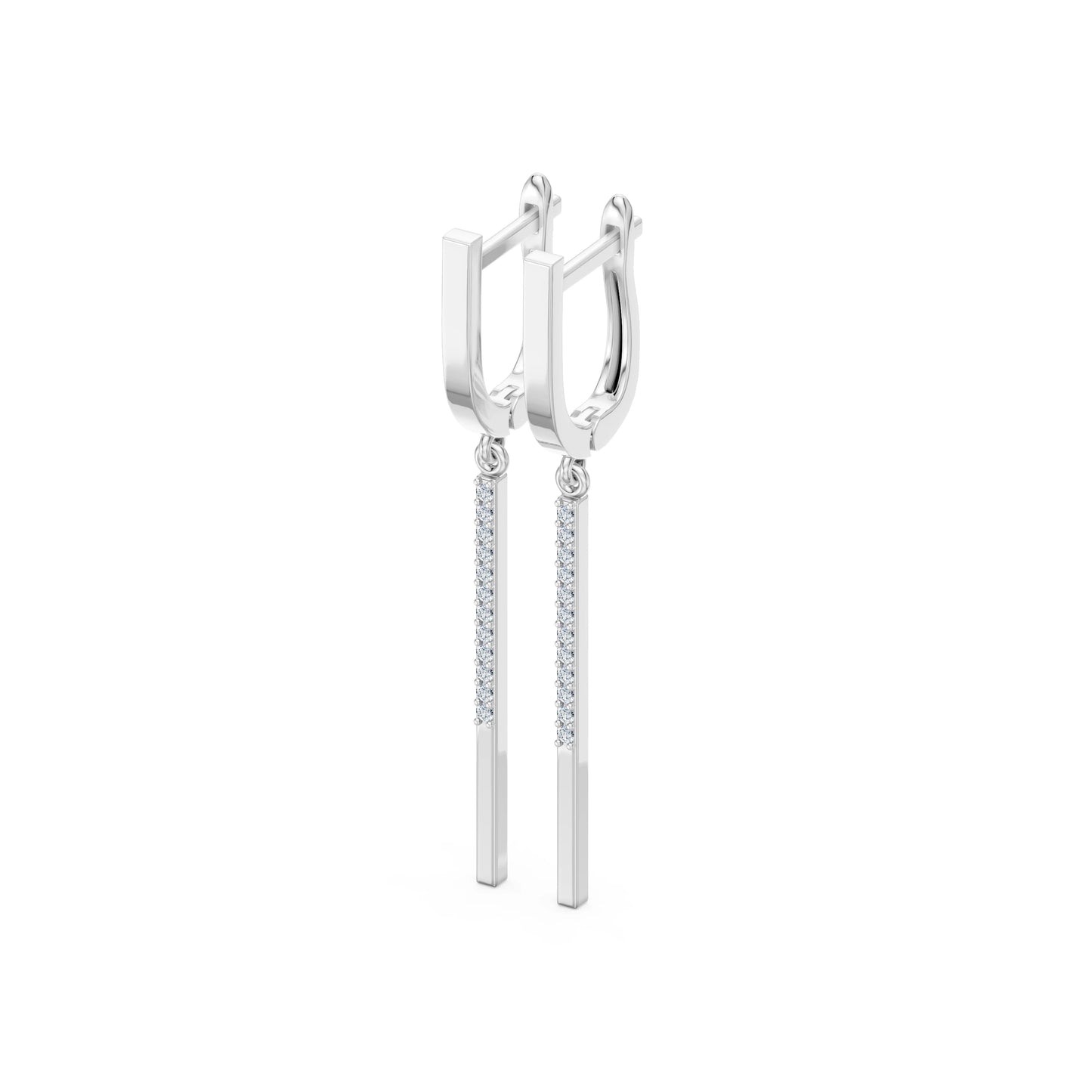 Minimalismus-Ohrringe, 0.14 ct — 102-10129/6