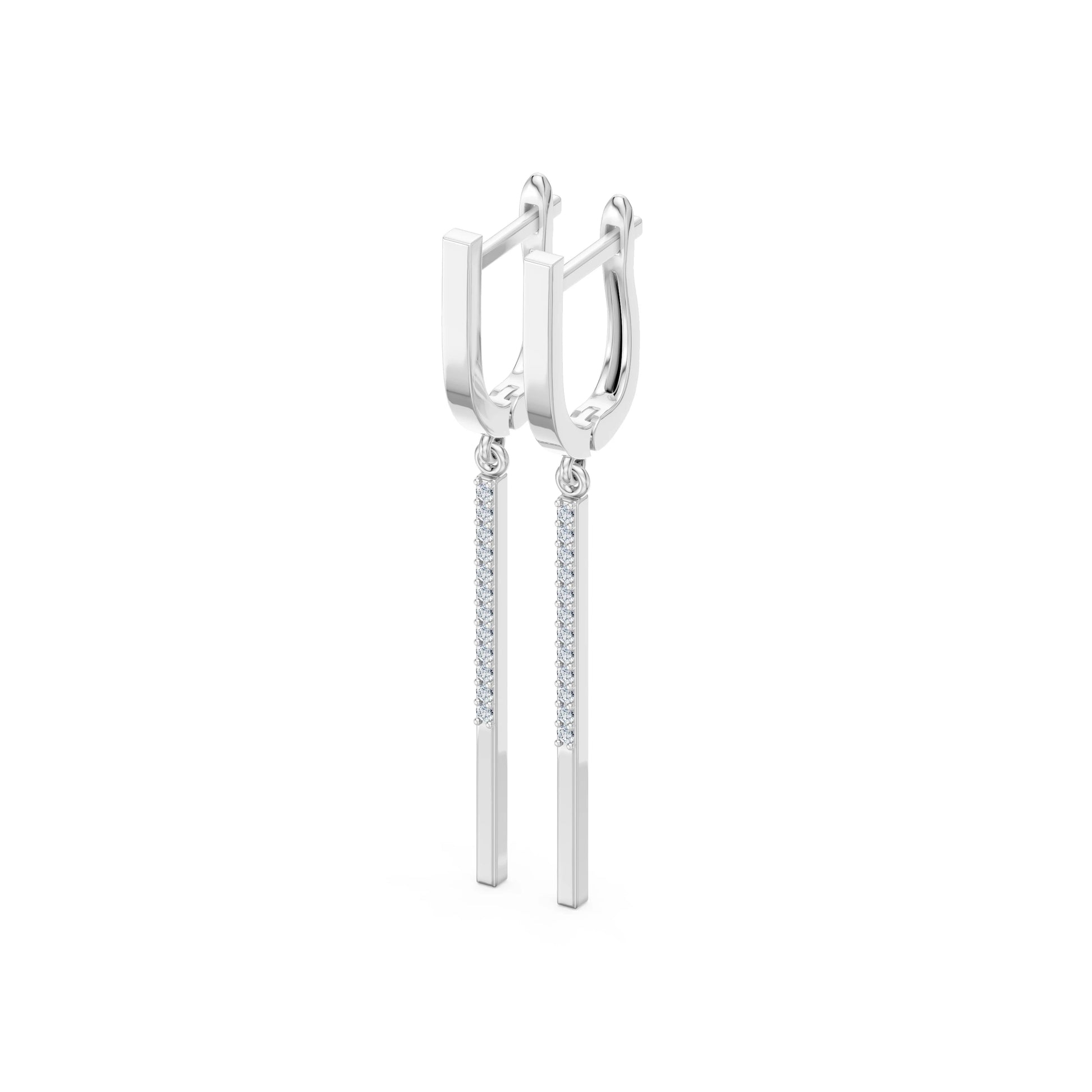 Minimalismus-Ohrringe, 0.14 ct — 102-10129/6
